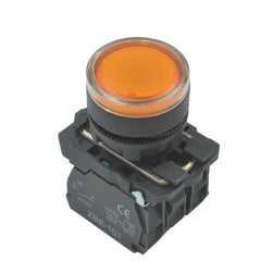 Twin Eagle Imports Switch XB5AW35B5 Generic Yellow LED Panel Mount Indicator Switch