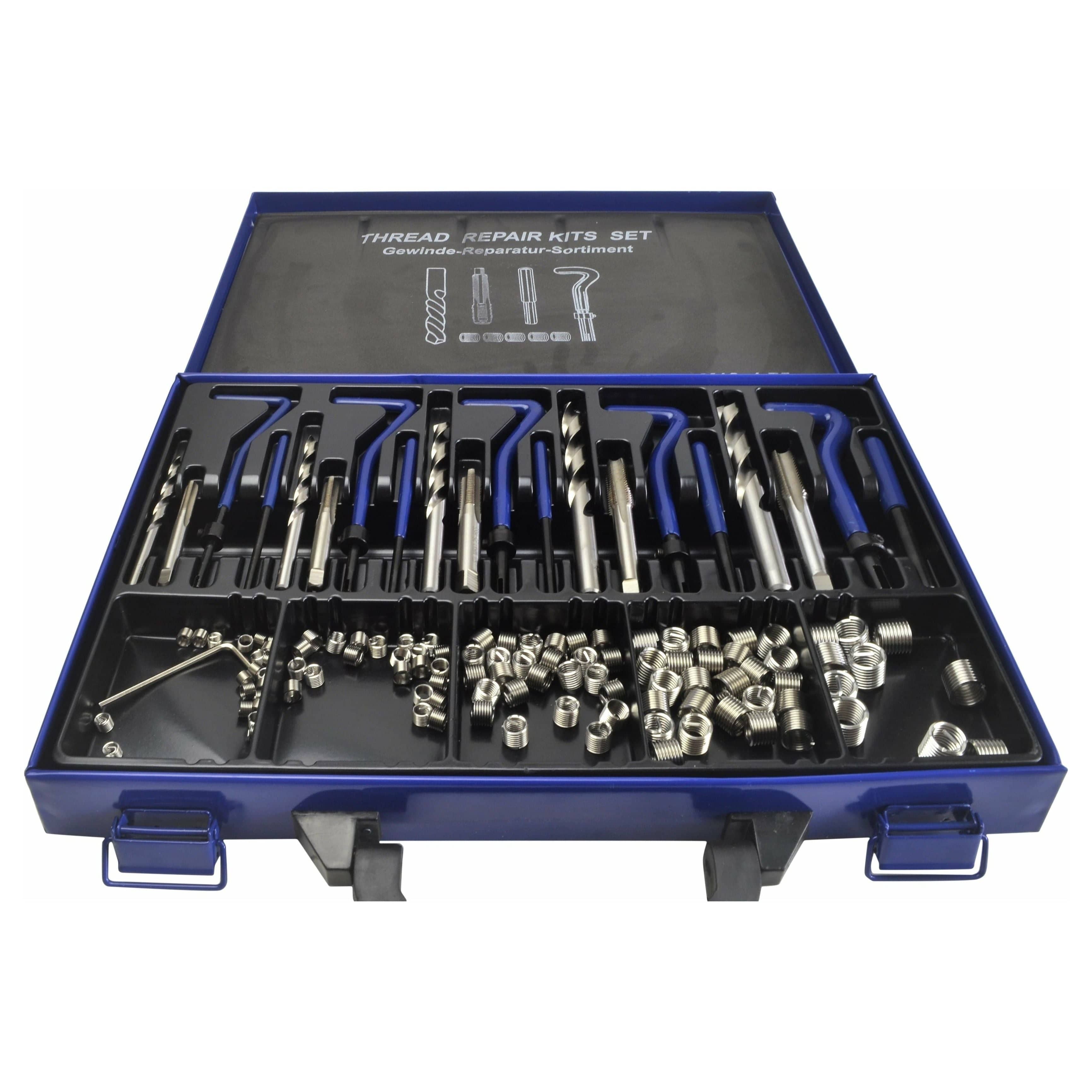 Twin Eagle Imports Thread Repair Master Metric Helicoil Thread Repair Kit M5 up to M12
