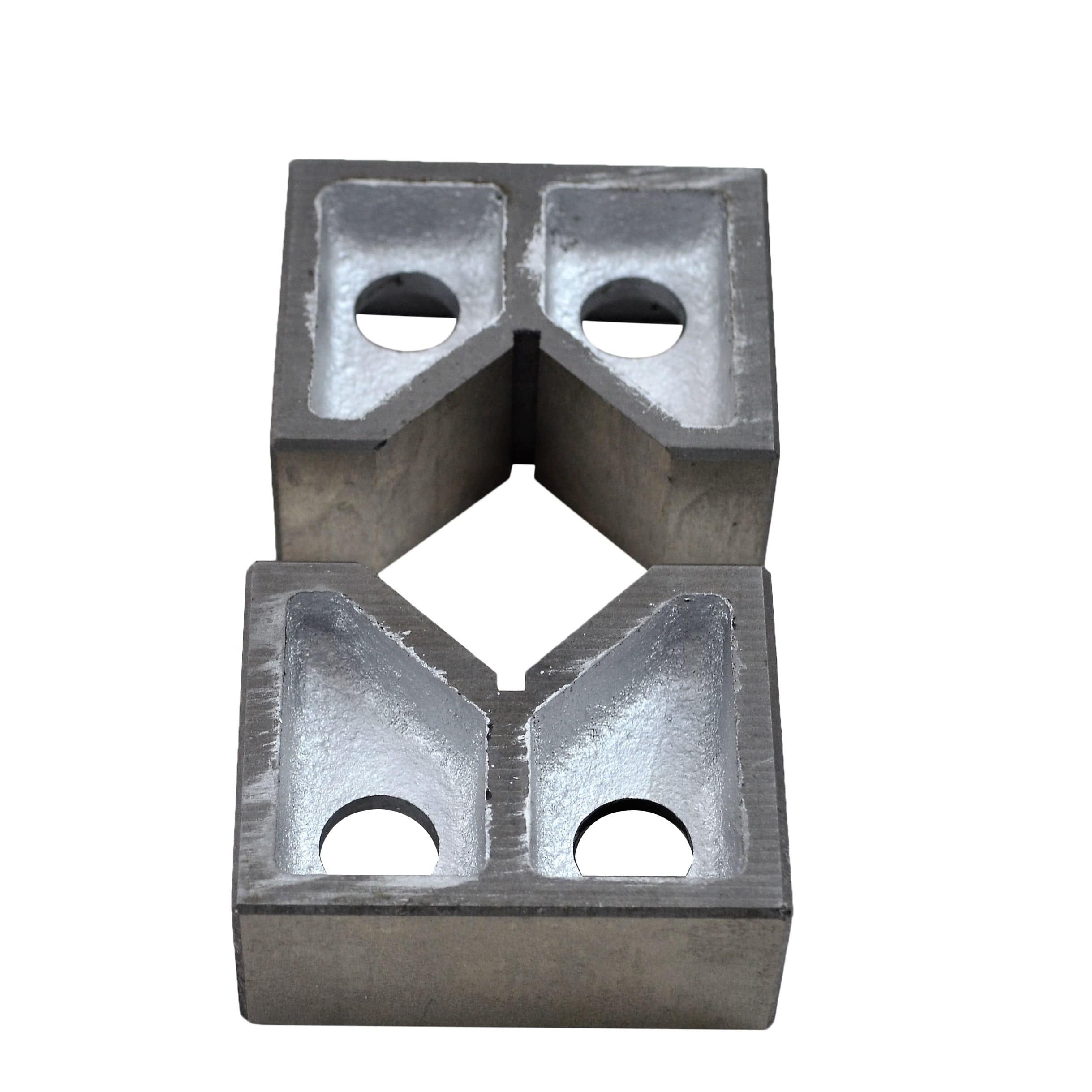Twin Eagle Imports V Block Premium 3" Cast Iron V Block Set for Precision Milling