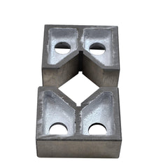 Twin Eagle Imports V Block Premium 3" Cast Iron V Block Set for Precision Milling