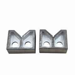 Twin Eagle Imports V Block Premium 3" Cast Iron V Block Set for Precision Milling