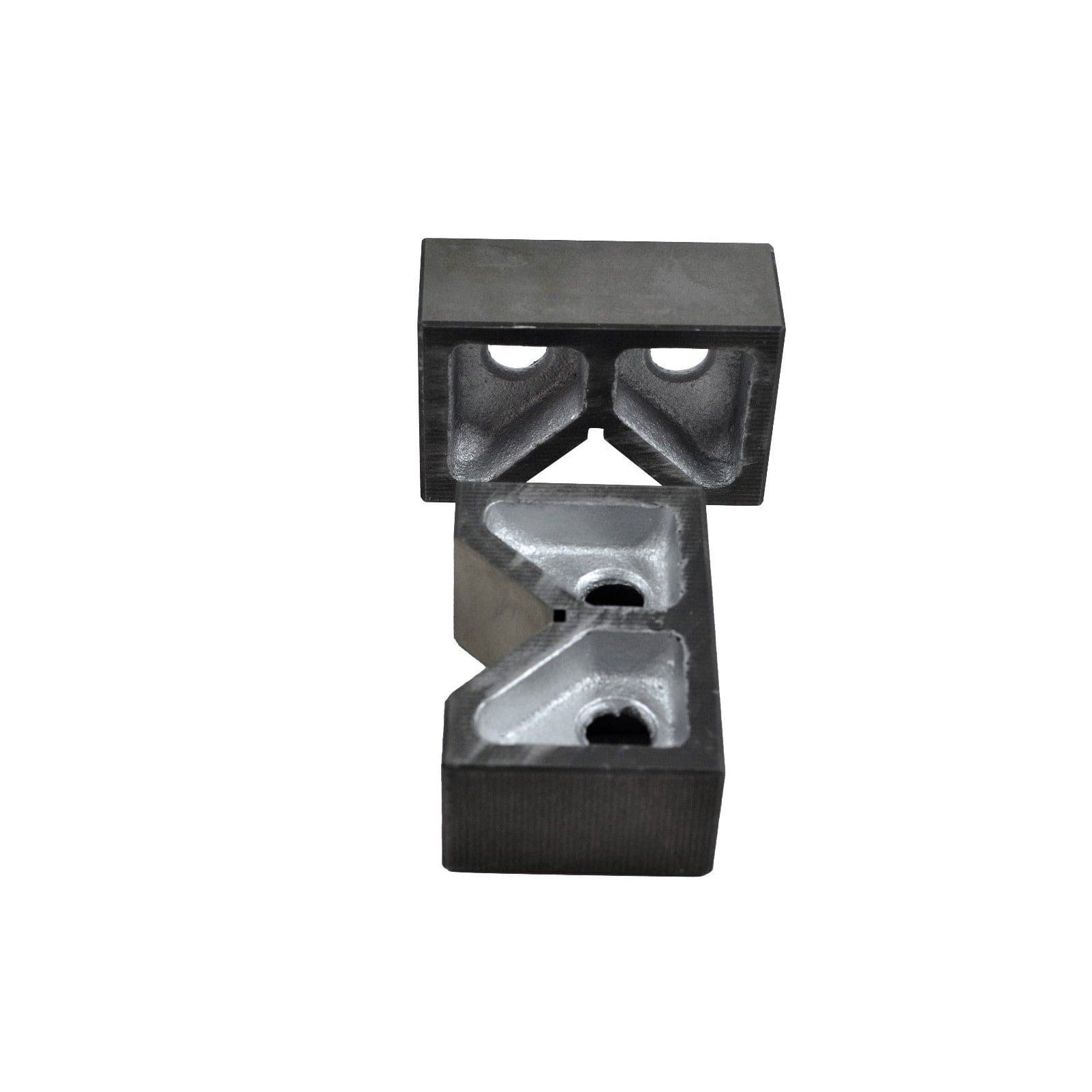 Twin Eagle Imports V Block Premium 4" Cast Iron V Block Set for Precision Milling