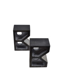 Twin Eagle Imports V Block Premium 6" Cast Iron V Block Set for Precision Milling