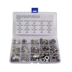 Twin Eagle Imports Washer Grab kit 460pc Metric Stainless Steel Washers Grab Kit Assortment