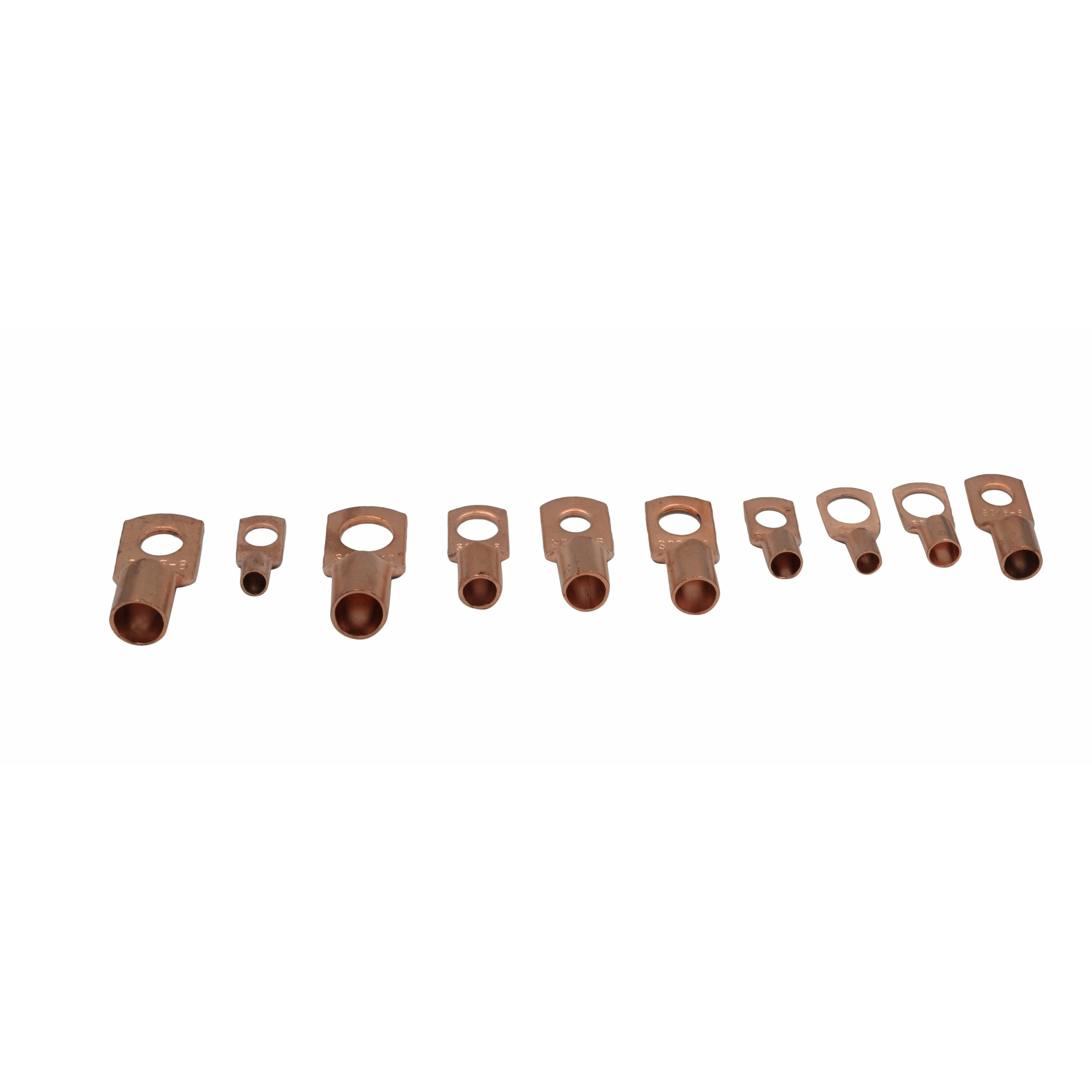 Twin Eagle Imports Wire Terminals & Connectors 120pc Large Gauge Copper Lug Terminal Kit