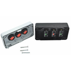 XALB324 Three Pole Control Station NO/NC with plunger stop - Twin Eagle Imports